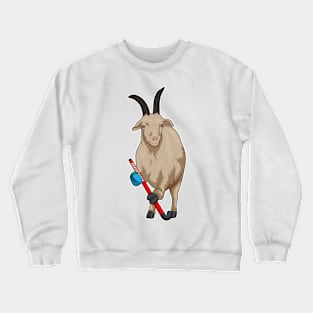 Goat Hockey Hockey stick Crewneck Sweatshirt